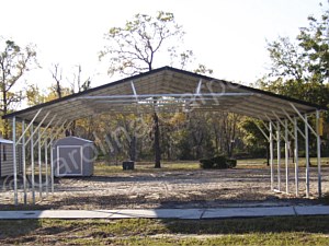 Boxed Eave Roof Style Top Only With 4 Braces and Welded Truss